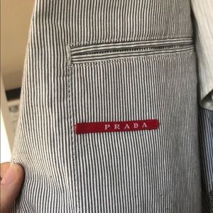 Prada Hickory Striped Blazer